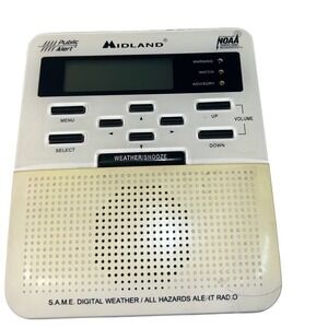 Midland WR100 Public Alert NOAA Weather Radio AM FM Emergency Version 2  READ